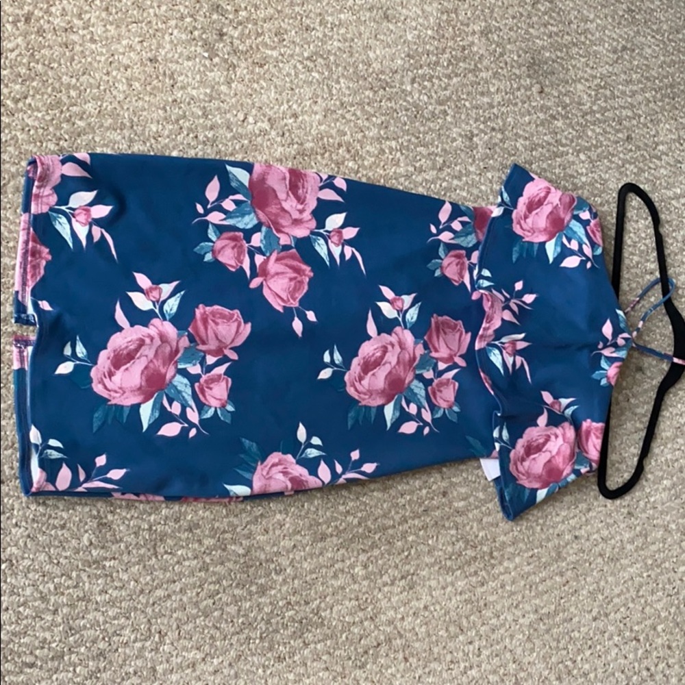 Floral strappy dress